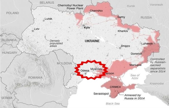 러시아, 우크라이나 남부 지역 공격 본격화