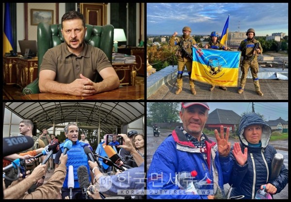 진격의 우크라이나, 하르키우 지역 탈환...푸틴의 몰락